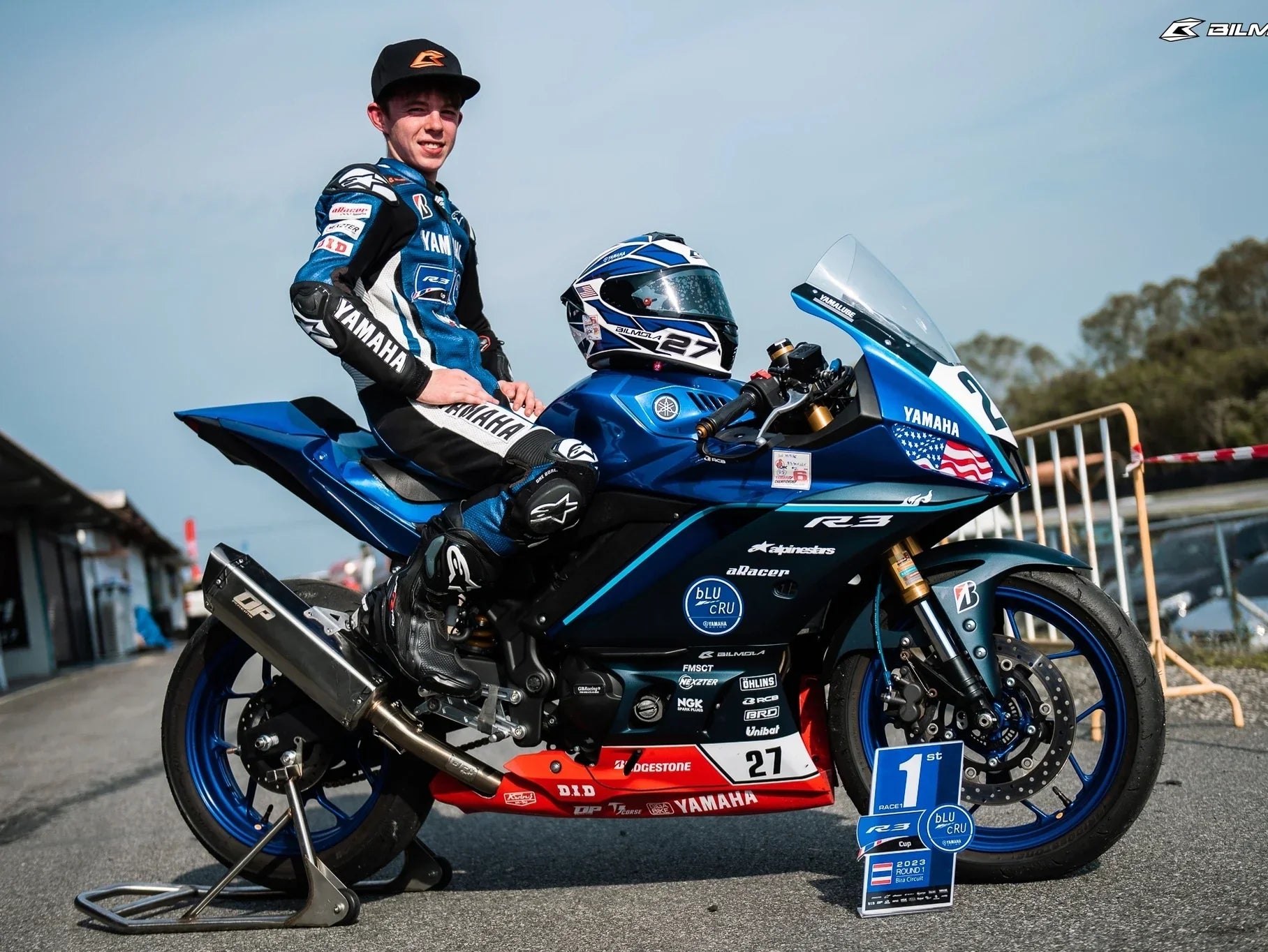 Young American Racer, Chris Clark, Claims Victory in Yamaha bLUcRU R3 Championship in Thailand.